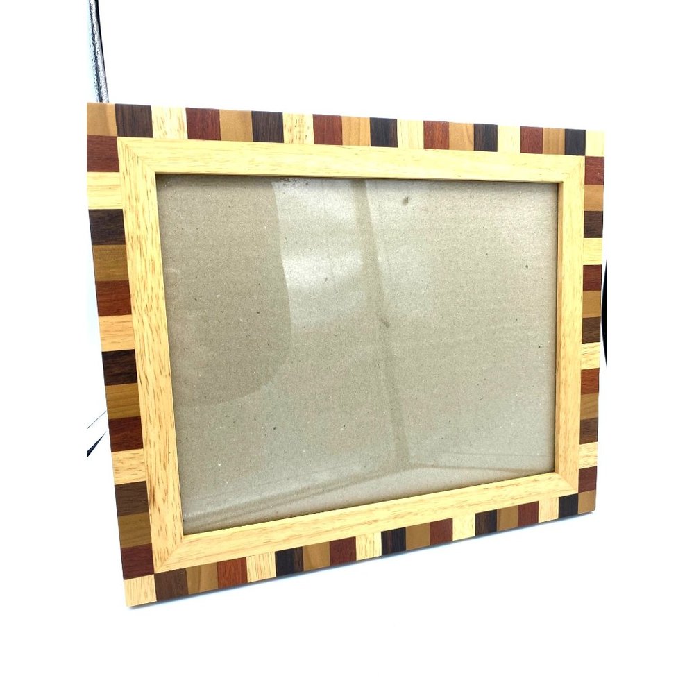 Wooden Inlayed Handcrafted 4-Toned Photo Frame by PhilipWhitney Photo 8"x10"